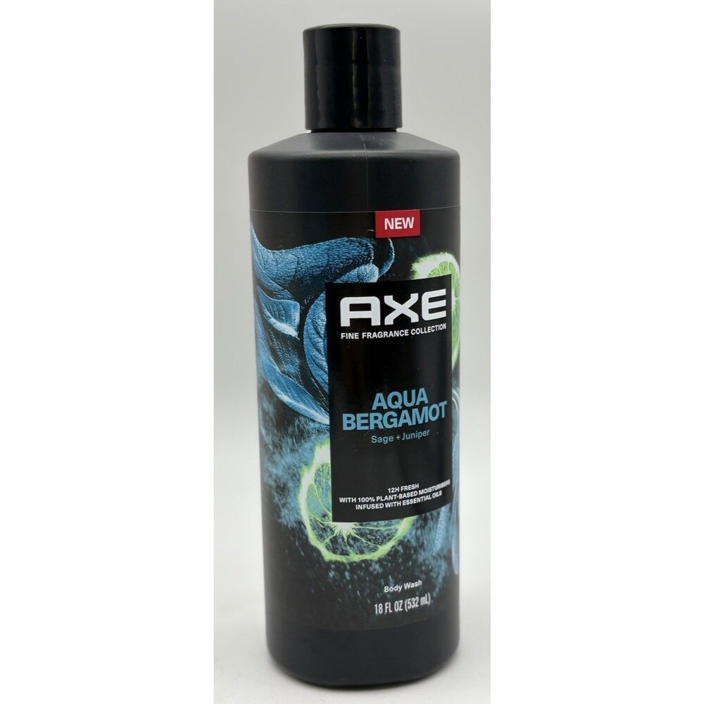AXE AQUA BERGAMOT SAGE + JUNIPER MEN'S BODY WASH 18 FL OZ - BRAND NEW